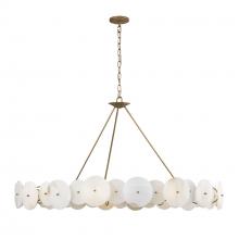 Varaluz 370C09HG - Cosmos 9 Light Chandelier - Havana Gold