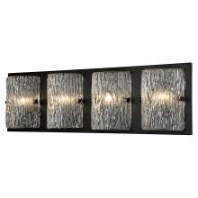 Varaluz 376B04BL - Morgan 4 Light Bath - Black