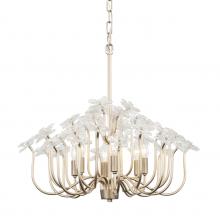 Varaluz 378C06GDAR - Wildflower 6 Light Chandelier - Gold Dust/Artifact