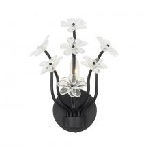 Varaluz 378W01MB - Wildflower 1 Light Sconce - Matte Black