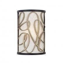 Varaluz 381W01MBAR - Scribble 1 Light Sconce - Matte Black/Artifact