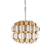 Varaluz 382P01AGGD - Swoon 1 Light Pendant - Antique Gold/Gold Dust