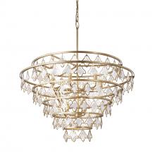 Varaluz 386C10FG - Fleur 10 Light   Chandelier - French Gold