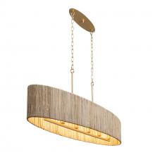 Varaluz 391N06FG - Jacob's Ladder 6 Light   Linear Pendant - French Gold