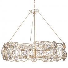 Varaluz 500C08HGOB - Ethereal Rose 8 Light Chandelier - Havana Gold Ombre