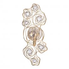 Varaluz 500W01HGOB - Ethereal Rose 1 Light Sconce - Havana Gold Ombre/Polished Stainless Accents
