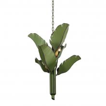 Varaluz 901C06 - Banana Leaf 6 Light Chandelier - Natural Green