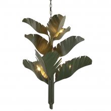 Varaluz 901C09 - Banana Leaf 9 Light Chandelier