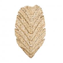 Varaluz 901K02FGN - Banana Leaf 2 Light Sconce - French Gold/Natural Seagrass