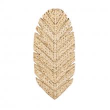 Varaluz 901K03FGN - Banana Leaf 3 Light Sconce - French Gold/Natural Seagrass