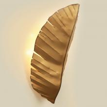 Varaluz 901K03GO - Banana Leaf 3 Light Tall Sconce - Gold