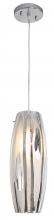Varaluz AC1070 - Chroman Empire 1 Light Mini Pendant - Chrome