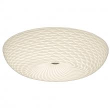 Varaluz AC1585 - Swirled 3 Light Large Flush Mount - French Feather
