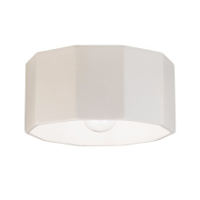 Justice Lighting CER-6180-MTGD - DECA 1-LT FLUSH MOUNT
