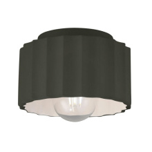 Justice Lighting CER-6183-PWGN - GEAR 1-LT FLUSH MOUNT