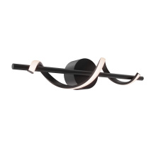 Dals CA BRV24-CC-BK - 24in Horizontal Swirl Pendant, 5CCT - Black