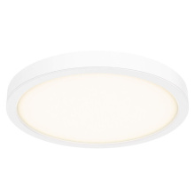 Dals CA CFLEDR18-CC-V-WH - Round Flush Mount, universal 120V-347V, 0-10V dimming