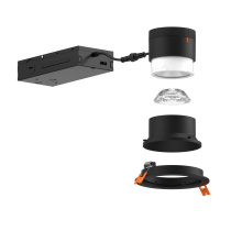 Dals CA RC06-CC-35-WWWH - 6in Modular Downlight, , 35 degree Beam Angle, Wall Wash Reflector, White