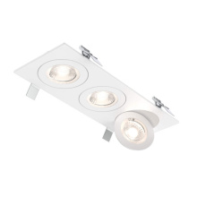 Dals CA FGM4-CC-TRIO-WH - Triple FGM4 Gimbal Downlight