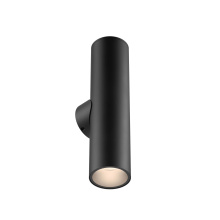 Dals CA PILW24-CC-UNV-BK - 24in round wall sconce, universal driver, 5CCT, 3-Position Switch - Black