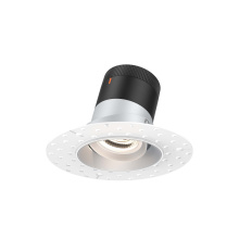 Dals CA RC03-CC-35-GMBAZ-TL - 3in Modular Downlight, , 35 degree Beam Angle, Gimbal Reflector, Alzak, Trimless
