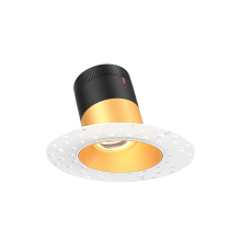 Dals CA RC03-CC-60-SLGD-TL - 3in Modular Downlight, 5CCT, 60 degree Beam Angle, Slope Ceiling, Gold,Trimless