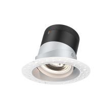 Dals CA RC04-CC-60-GMBAZ-TL - 4in Modular Downlight, , 60 degree Beam Angle, Gimbal Reflector, Alzak, Trimless