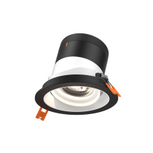 Dals CA RC04-CC-35-GMBWH-TBK - 4in Modular Downlight, , 35 degree Beam Angle, Gimbal Reflector, White, Black Trim