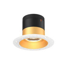 Dals CA RC04-CC-35-RGGD-TL - 4in Modular Downlight, 5CCT, 35 degree Beam Angle, Regressed, Gold,Trimless