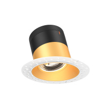 Dals CA RC04-CC-35-SLGD-TL - 4in Modular Downlight, 5CCT, 35 degree Beam Angle, Slope Ceiling, Gold,Trimless