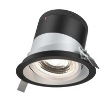 Dals CA RC06-CC-20-GMBAZ-TBK - 6in Modular Downlight, , 20 degree Beam Angle, Gimbal Reflector, Alzak, Black Trim