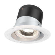 Dals CA RC06-CC-35-GMBAZ-TL - 6in Modular Downlight, , 35 degree Beam Angle, Gimbal Reflector, Alzak, Trimless
