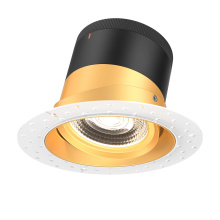 Dals CA RC06-CC-60-GMBGD-TL - 6in Modular Downlight, , 60 degree Beam Angle, Gimbal Reflector, Gold, Trimless