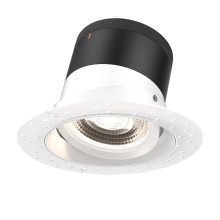 Dals CA RC06-CC-20-GMBWH-TL - 6in Modular Downlight, , 20 degree Beam Angle, Gimbal Reflector, White, Trimless
