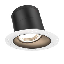 Dals CA RC06-CC-20-SLBK-TL - 6in Modular Downlight, 5CCT, 20 degree Beam Angle, Slope Ceiling, Black,Trimless