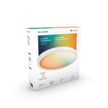 Dals CA SM-FM08WH - 8 Inch Smart RGB+CCT Flush Mount