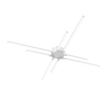 Dals CA STRFM-3K-WH - 32 Inch Star LED Flush Mount
