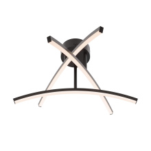 Dals CA W3FM-CC-BK - 3 Curved Branch Flush Mount