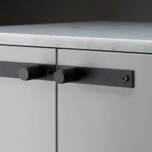 Buster & Punch US-KP-BL-A - Furniture Knob / Plate / Set of 2 / Black