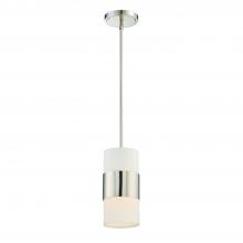 Crystorama 290-PN - Libby Langdon Grayson 6'' Polished Nickel Pendant