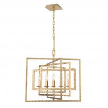 Crystorama 336-GA - Capri 24'' Antique Gold Chandelier