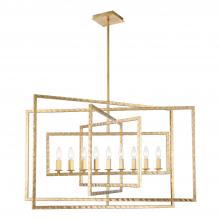 Crystorama 337-GA - Capri 39'' Antique Gold Chandelier