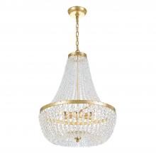 Crystorama 608-GA - Rylee 18.75'' Antique Gold Chandelier