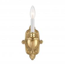 Crystorama 641-PB - Marlowe 5'' Polished Brass Sconce