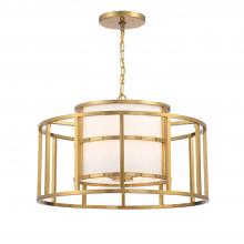Crystorama 9595-LG - Brian Patrick Flynn Hulton 25'' Luxe Gold Chandelier