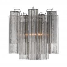 Crystorama ADD-303-CH-SM - Addis 14.5'' Polished Chrome Sconce