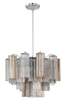 Crystorama ADD-306-CH-AU - Addis 19.75'' Polished Chrome Chandelier