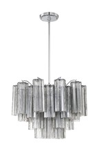 Crystorama ADD-306-CH-SM - Addis 19.75'' Polished Chrome Chandelier