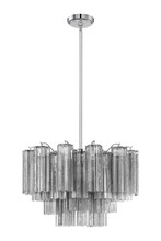 Crystorama ADD-308-CH-SM - Addis 22'' Polished Chrome Chandelier