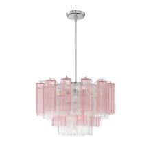 Crystorama ADD-308-CH-SP - Addis 22'' Polished Chrome Chandelier
